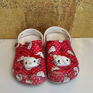 Sanrio Kids Slippers in Red and White